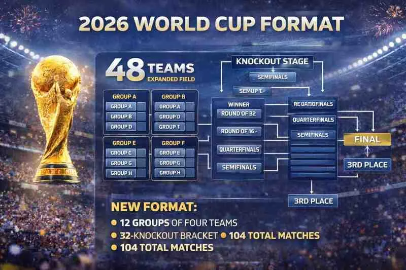 World Cup 2026 sẽ có 48 đội tuyển, tăng mạnh so với thể thức 32 đội trước đây