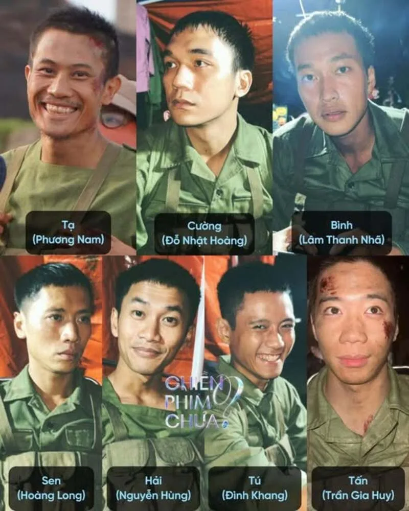 Các diễn viên trẻ mang đến hình ảnh người lính gần gũi, nhiệt huyết và nhiều cảm xúc